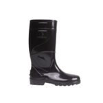 Bota de Chuva Preta em PVC Cano Longo