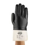 Luva Nitrílica Punho Lona Ansell Edge 48-500