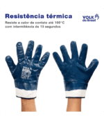 Luva Nitrílica Punho Lona Volk Volknit CA 25116 - Imagem 6