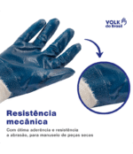 Luva Nitrílica Punho Malha Volk CA 25084 - Imagem 9