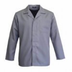 Camisa Estilo Jaleco para Trabalho Manga Longa
