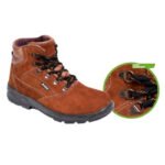 Botina Nobuck Marrom Idol