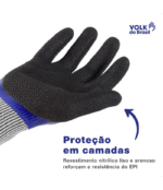 Luva Resistente a Corte Volk Cut Oil Full CA 36848 - Imagem 7