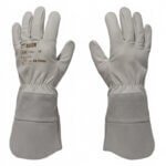 Luva de Couro Vaqueta 15 cm Marca GSE CA 25060
