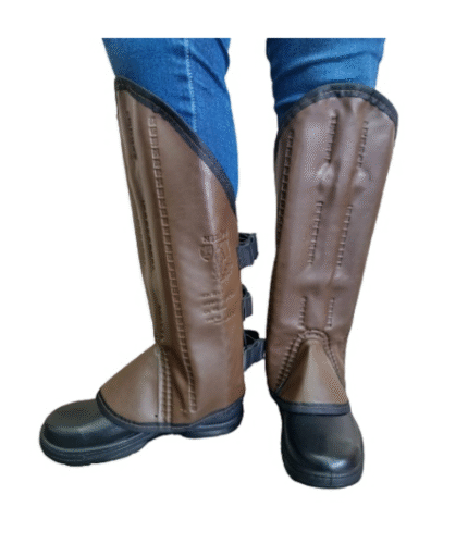 Perneira de Segurança Bidin 3 Talas com Velcro e Fivelas Nino's CA 49041