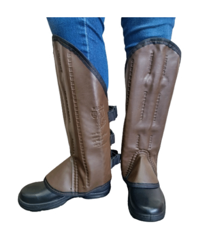 Perneira de Segurança Bidin 3 Talas com Velcro e Fivelas Nino's CA 49041 - Imagem 1