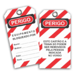 Cartão De Identificação Bloqueio Auto Laminado 77x146mm C/5un Brady