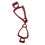 Clip Prendedor de Luvas Vermelho