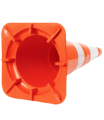 Cone Flexível 75cm NBR 15.071 com Faixa Refletiva - Imagem 2