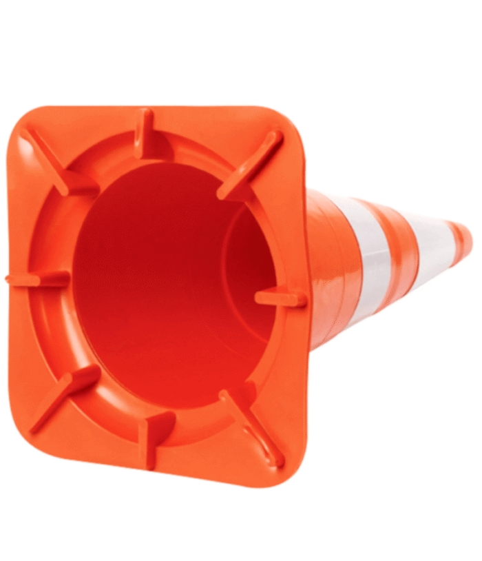 Cone Flexível 75cm NBR 15.071 com Faixa Refletiva - Imagem 2