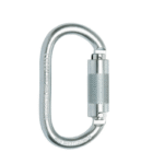 Mosquetão MG 1897 Aço Oval Dupla Trava 25 kn