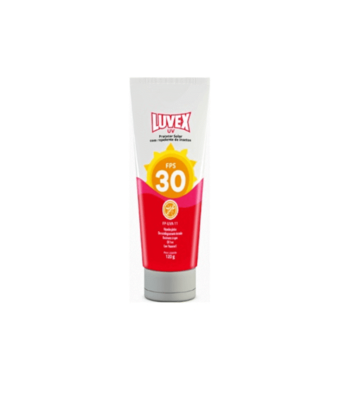 Protetor Solar 30 Luvex C/Repelente Bisnaga 120gr - Imagem 1