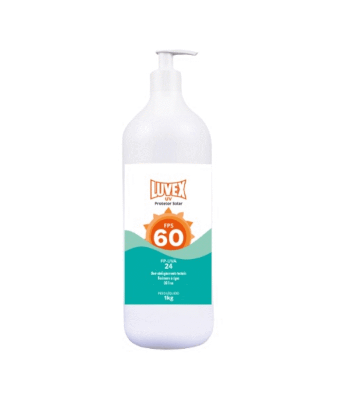 Protetor Solar 60 Luvex Bombona 1 Litro - Imagem 1
