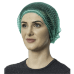 Touca Descartável Brasmo Verde Polipropileno Tnt C/100 Un Gramatura 10