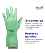Luva Volk Nitrílica Com Forro Eco Hope CA 46543 - Imagem 4