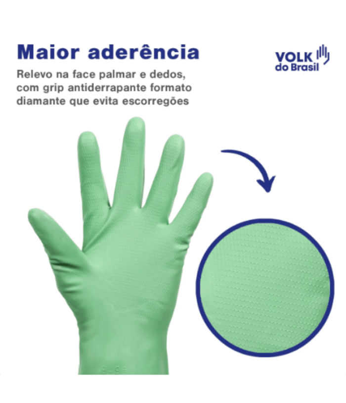 Luva Volk Nitrílica Com Forro Eco Hope CA 46543 - Imagem 9