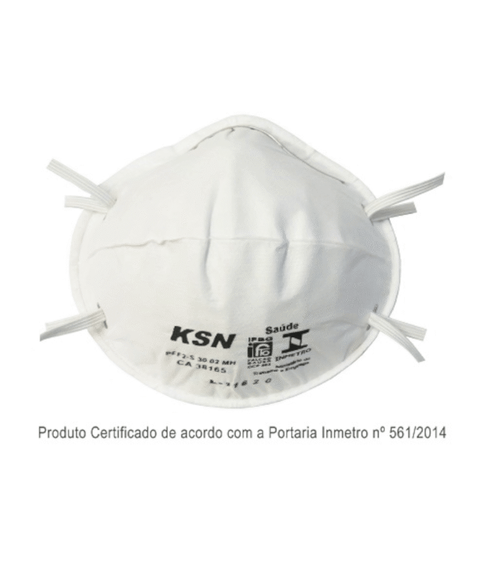 Máscara Ksn 30.02 P2 S/Válvula CA 38165 - Imagem 1