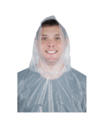 Conjunto Impermeável de Polietileno Transparente Prevemax com Capuz – CA 30354 / 30355 - Imagem 3