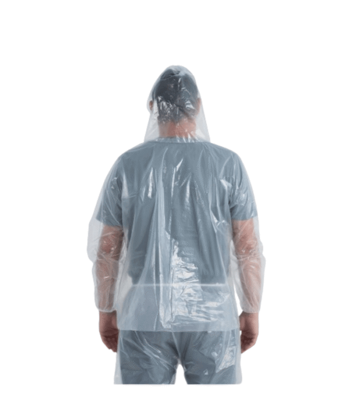 Conjunto Impermeável de Polietileno Transparente Prevemax com Capuz – CA 30354 / 30355 - Imagem 4