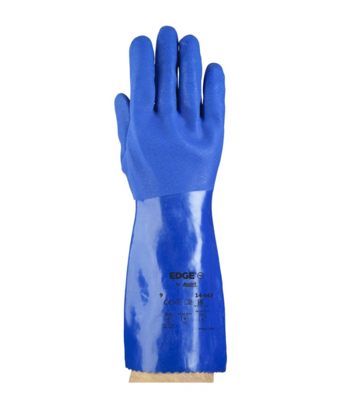 Luva Ansell Pvc 36cm 14-663 CA 26043 - Imagem 1