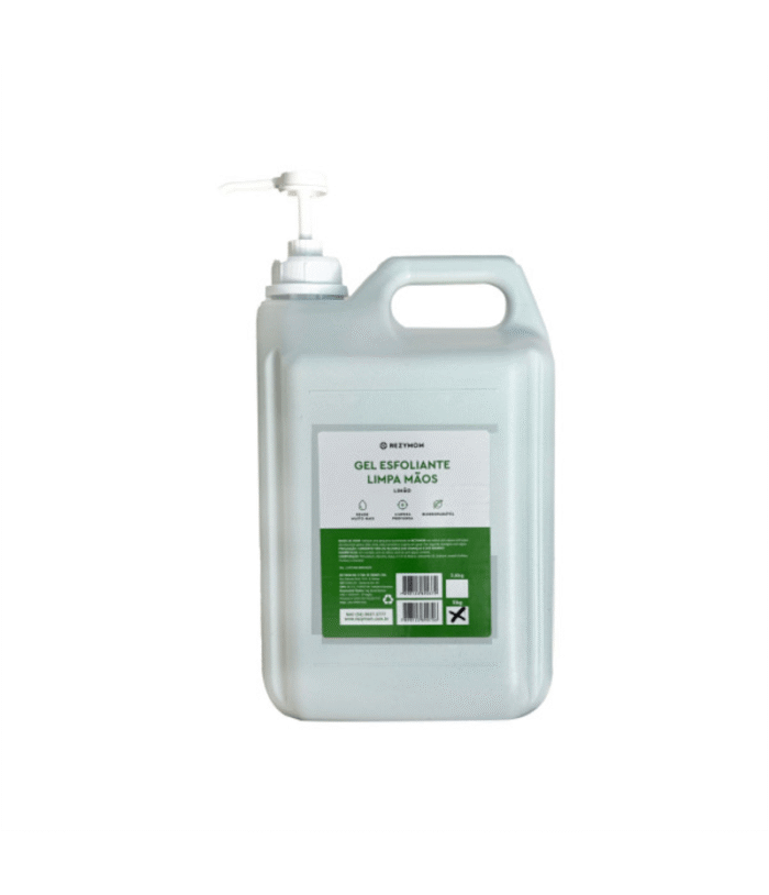 Sabonete Gel Esfoliante Limpa Mãos Rezymom Limão 5L - Imagem 1