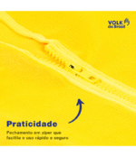 Colete Refletivo 1 Bolso Amarelo - Imagem 7