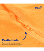 Colete Refletivo 1 Bolso Laranja - Imagem 6