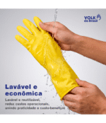 Luva de Segurança Volk Látex Multiuso CA 45629 - Imagem 6