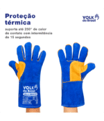 Luva de Solda Volk Weld Premium CA 17158 - Imagem 3