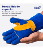 Luva de Solda Volk Weld Premium CA 17158 - Imagem 4