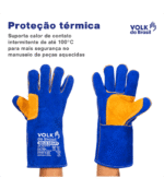 Luva de Solda Volk Weld Smart CA 42917 - Imagem 5