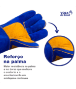 Luva de Solda Volk Weld Smart CA 42917 - Imagem 4