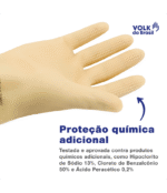 Luva Látex Ranhurada Volk CA 15100 - Imagem 8